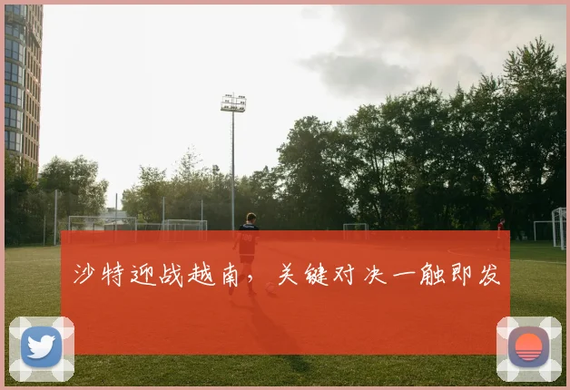 开云Kaiyun（中国）体育官方网站 - 沙特迎战越南，关键对决一触即发